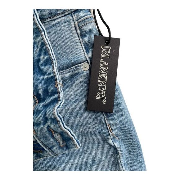 BLANKNYC Women’s “No Thanks” Sz 31 light wash distressed slit hem je… - Picture 7 of 10